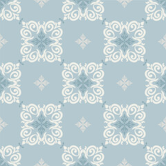 seamless floral damask pattern pastel. Vintage paisley elements.Traditional Turkish motifs.Design for fabric and wallpaper,textiles,any packaging.