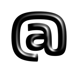 e mail address symbol