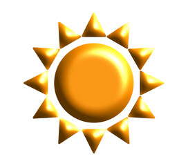 vector illustration of a golden star