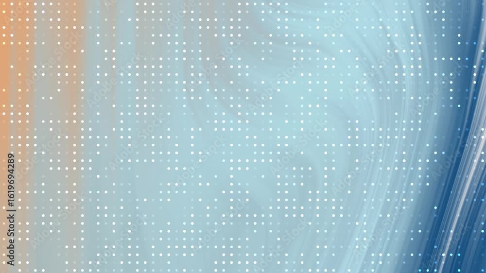 Poster sand sea abstract background animation of circular patterns with pastel gradient and dot matrix over