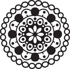 Black and White Mandala Design Collection