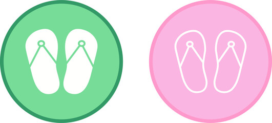 Slippers Vector Icon