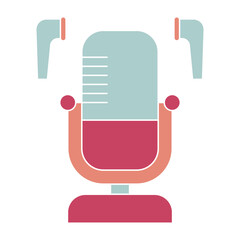 Podcast Icon Set Vector illustration.