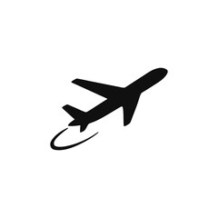 Aviation and Travel Concept An Airplane Taking Off Ascending Into the Sky Passenger Flight and Journey Modern Departure Symbol