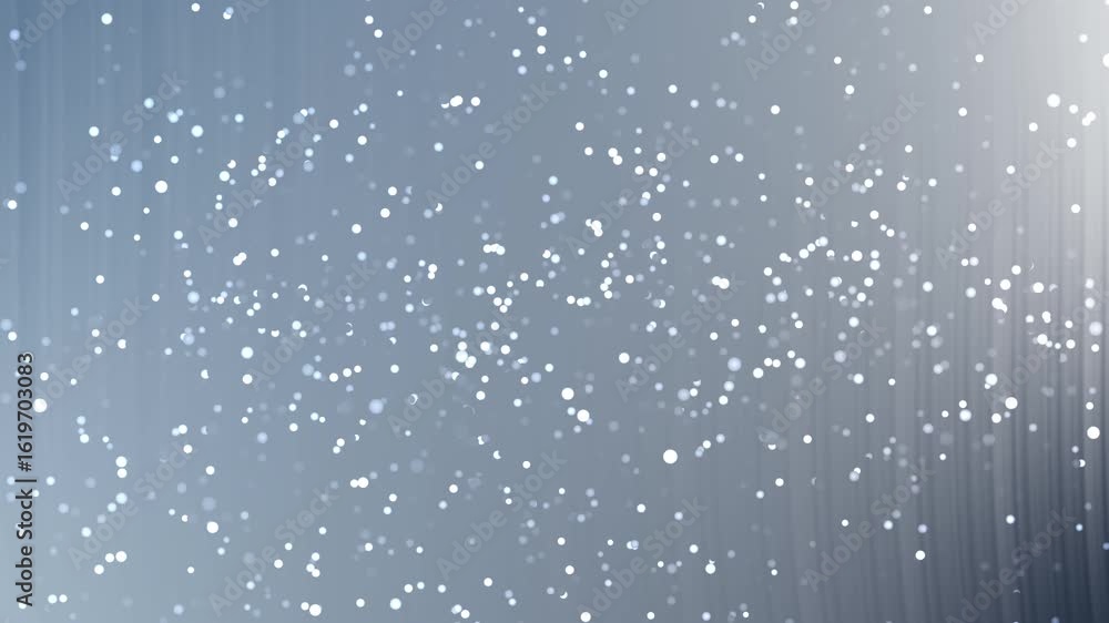Poster twilight blue fade sparkling particles float gently against a blue gradient background creating a ma