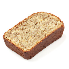 Freshly Baked Banana Bread Loaf with Golden Crust