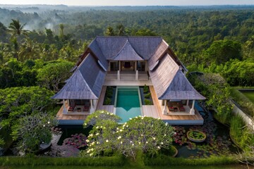 Luxurious Tropical Villa with Pool A Serene Escape in Nature