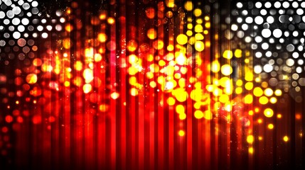 Naklejka premium Vibrant abstract background with glowing lights and vertical stripes.