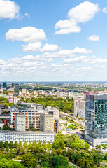 view of the city of warsaw, poland