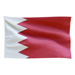 Bahrain Flag on transparent background png