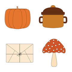 autumn element vector illustration