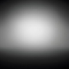 A black and white photo of a white background