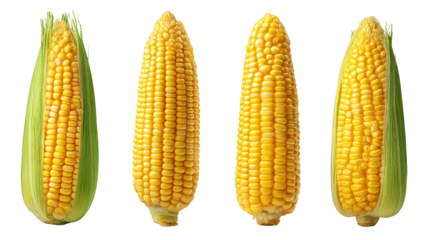 Golden harvest, a closeup of vibrant corn kernels on the cob, showcasing agricultural abundance.