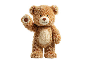 Obraz premium Adorable teddy bear waving hello!
