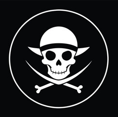 design logo vector icon illustration mascot pirate