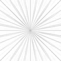 Geometric Starburst Pattern in White and Light Gray with Radiating Lines