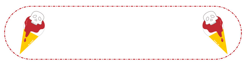 cute Halloween text box, banner