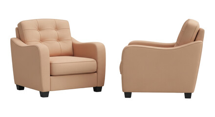 Isolated Two Armchairs
