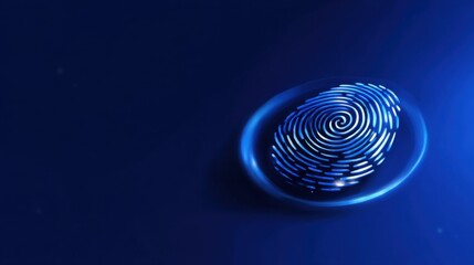 Futuristic Concept of Fingerprints as a Secure Identity Verification Method Highlighting Technology Innovation and Modern Security Solutions in Today’s Society