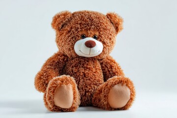 Obraz premium Brown Teddy Bear Sitting Still