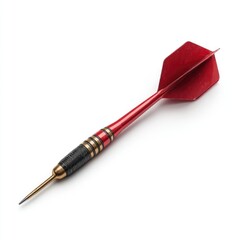 Red dart on white background