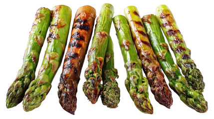Fresh green asparagus spears, a culinary delight for healthy spring meals fresh.
