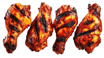 A platter of crispy golden chicken wings, the perfect game day snack or party appetizer.