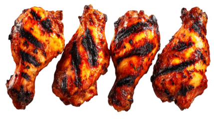 A platter of crispy golden chicken wings, the perfect game day snack or party appetizer.