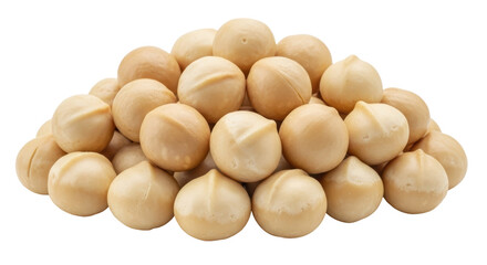 Isolated Macadamia Nuts