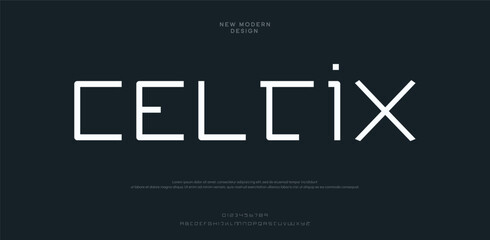 Celcix  Elegant awesome alphabet letters font and number. unique serif font. Classic Lettering Minimal Fashion Designs. Typography fonts regular uppercase and lowercase. vector illustration