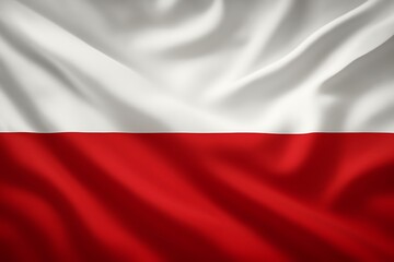 Obraz premium Photo of waving flag of poland, national symbol
