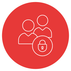 Least Privilege Access Icon, Enforcing Least Privilege Access for Maximum Security, Minimize Risk with Role-Based Least Privilege Strategies, vector