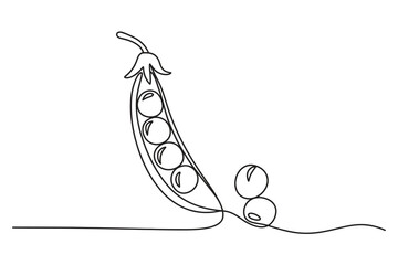 One line vector of a person with electric spark head