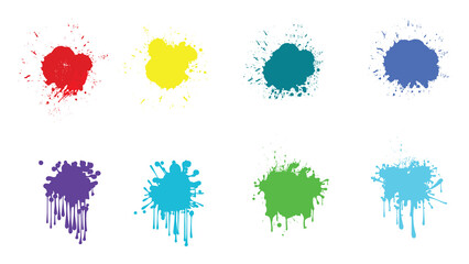 Colorful Paint Drop Brush