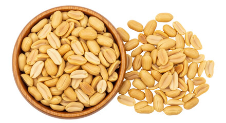 Isolated Bowl of Peanuts