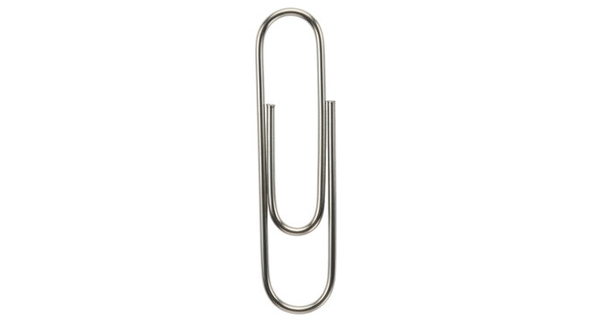 Isolated Paper Clip