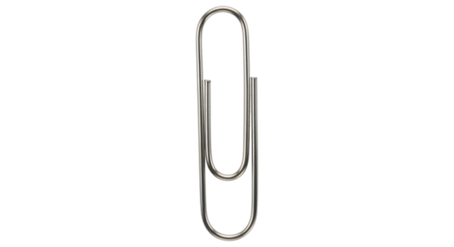 Isolated Paper Clip