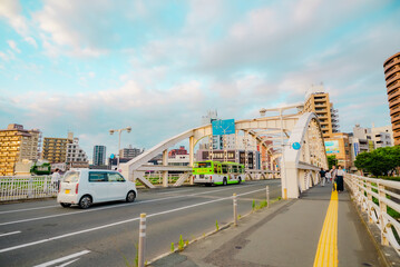The view of around Morioka Station in Iwate, Japan