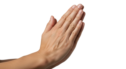 Isolated Praying Hands