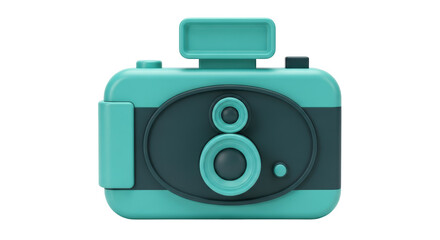 Isolated Retro Toy Camera