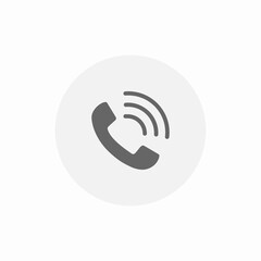 call ringing icon sign vector