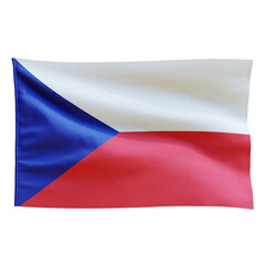 Czech Republic Flag on transparent background png