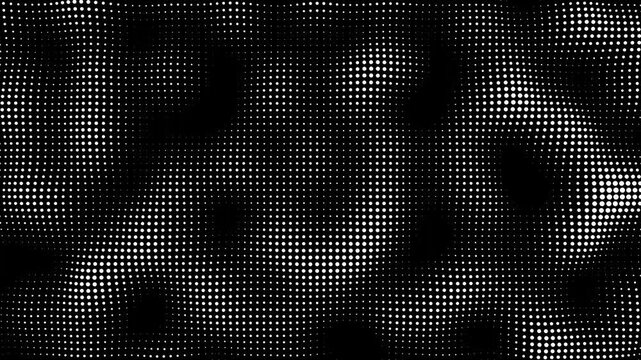 Abstract black and white gradient halftone dotted background.comic dots 
