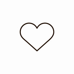 heart care love icon sign vector