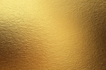 Naklejka premium metallic rough and noise gold foil texture polished glossy abstract background with copy space, metal gradient template for gold border, frame, ribbon design