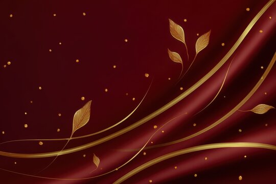shiny burgandy red gold background elegance festive design