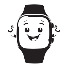 smart watch silhouette