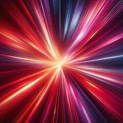 abstract background with red rays