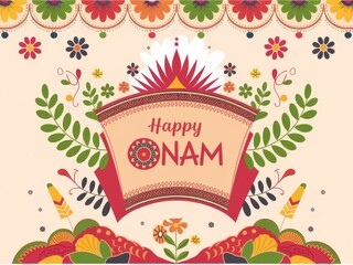 Kerala Onam Festival Art


