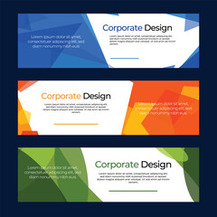 Geometric Office Banner for Business Events